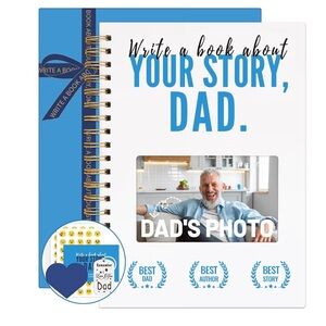 Hardcover Dad’s Story Book for Sharing His Memories  NEW